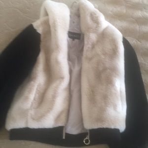 Mint condition faux fur jacket